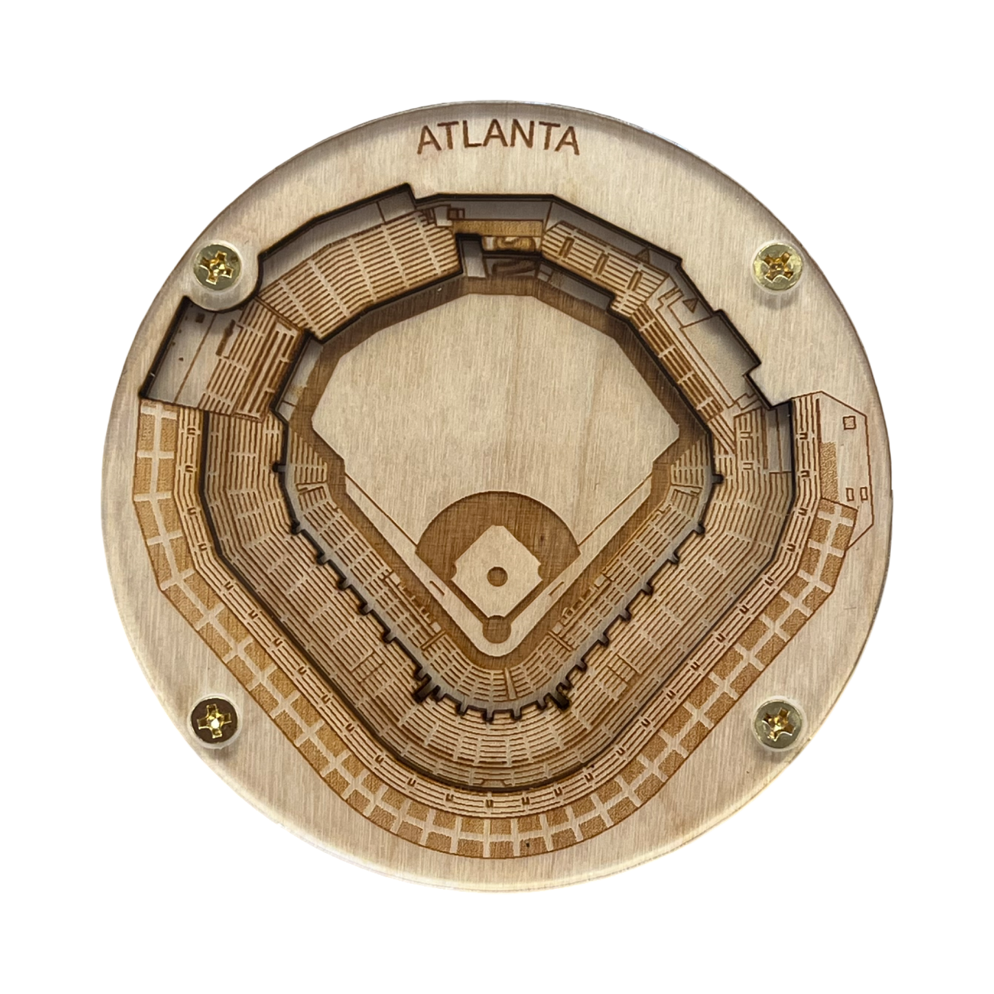 Atlanta, Georgia Coaster Art (Truist Park)