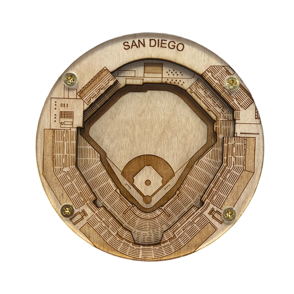 San Diego, California Coaster Art (Petco Park)