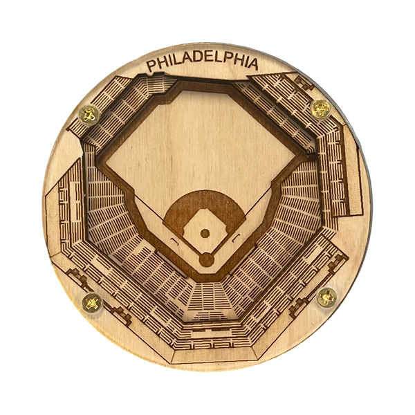 Philadelphia, Pennsylvania Coaster Art (Citizens Bank Park)