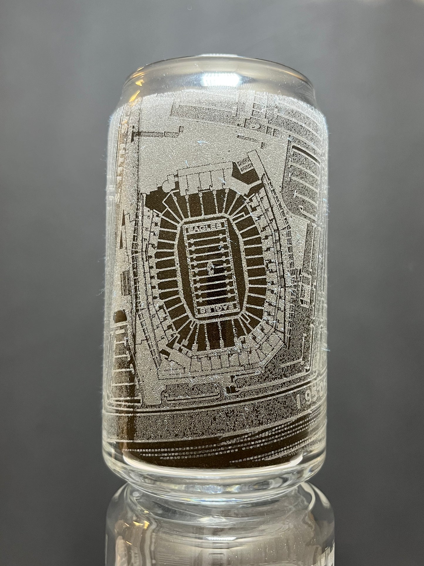 Philadelphia, Pennsylvania Pint Glass Art (Lincoln Financial Field)