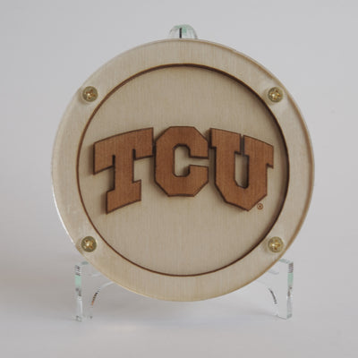 TCU Logo Coaster