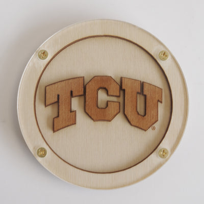 TCU Logo Coaster