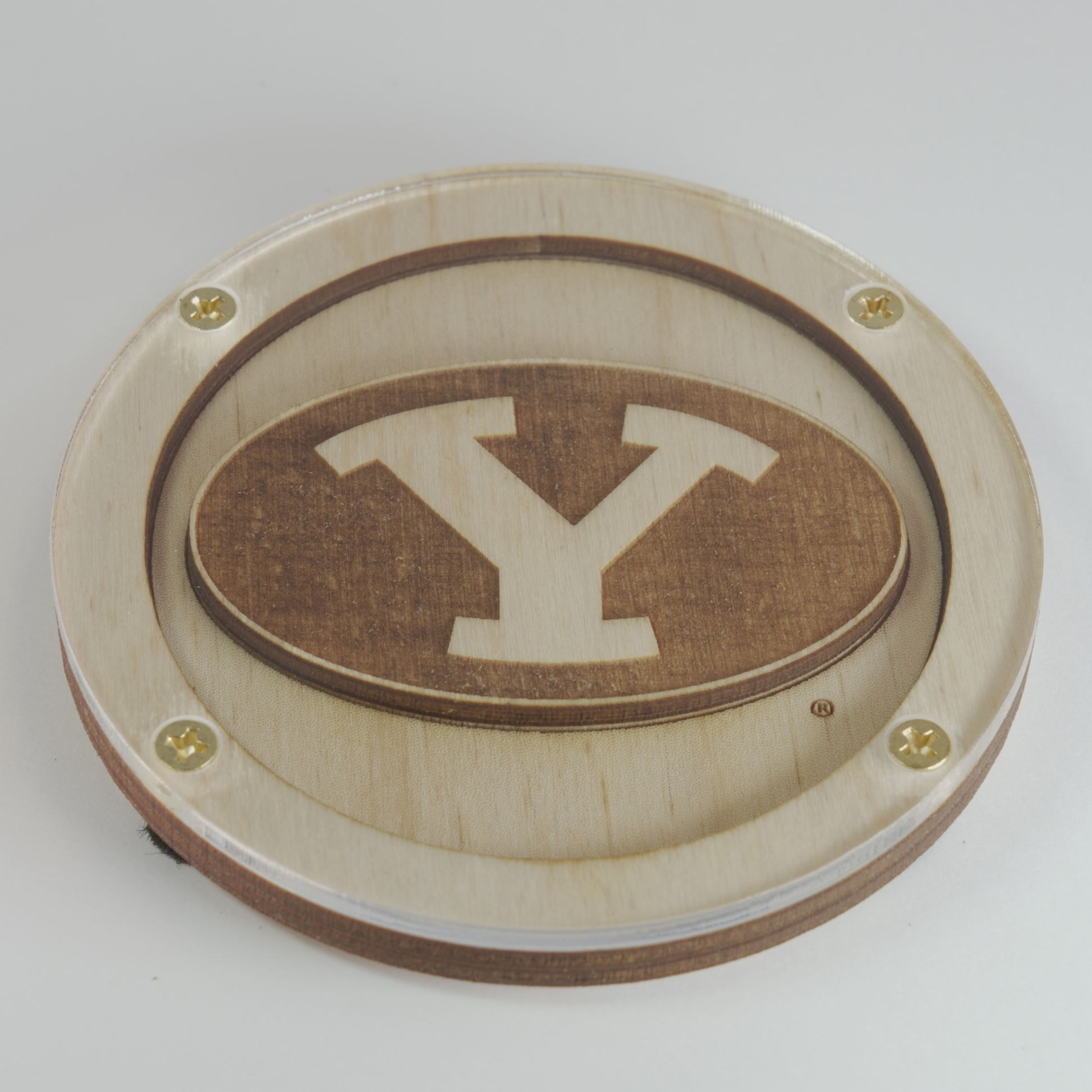 BYU Logo Coaster