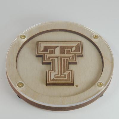 Texas Tech Logo Coaster