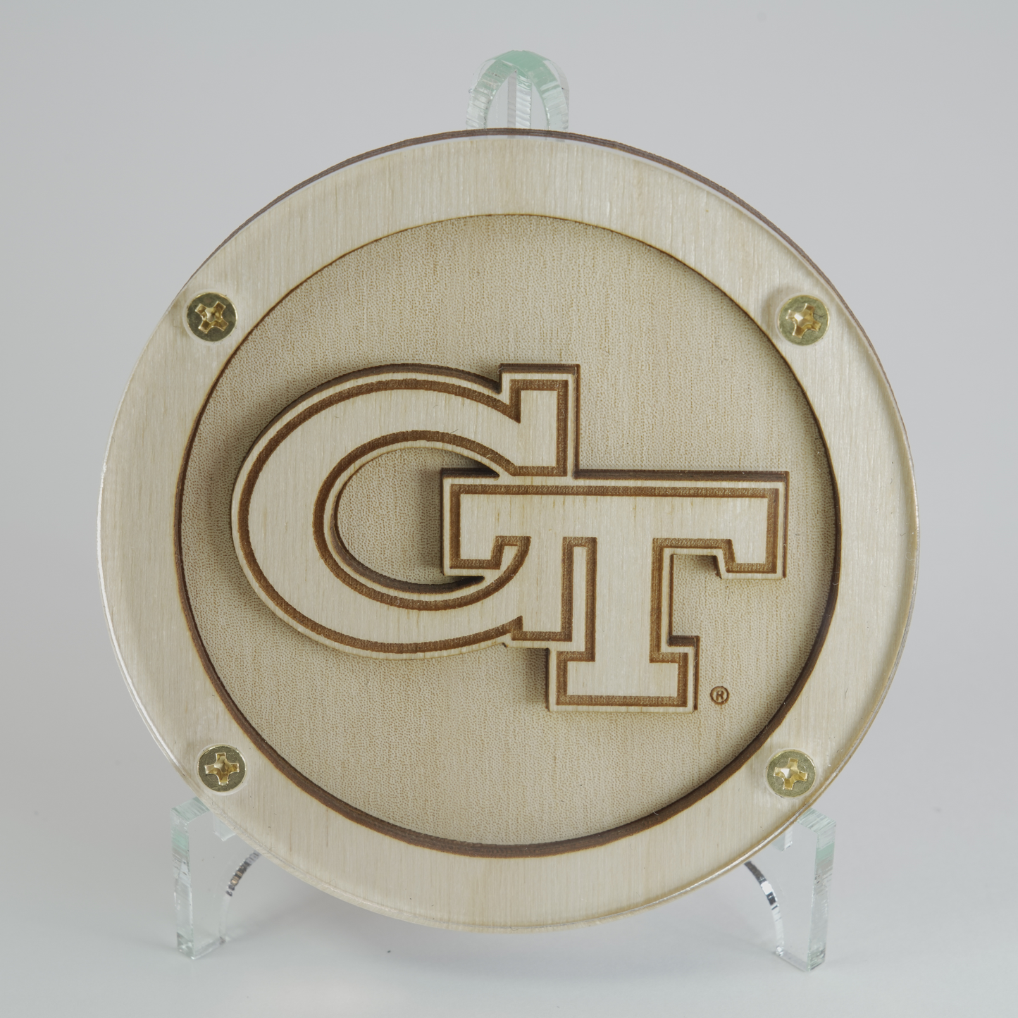 Georgia Tech Logo Coaster
