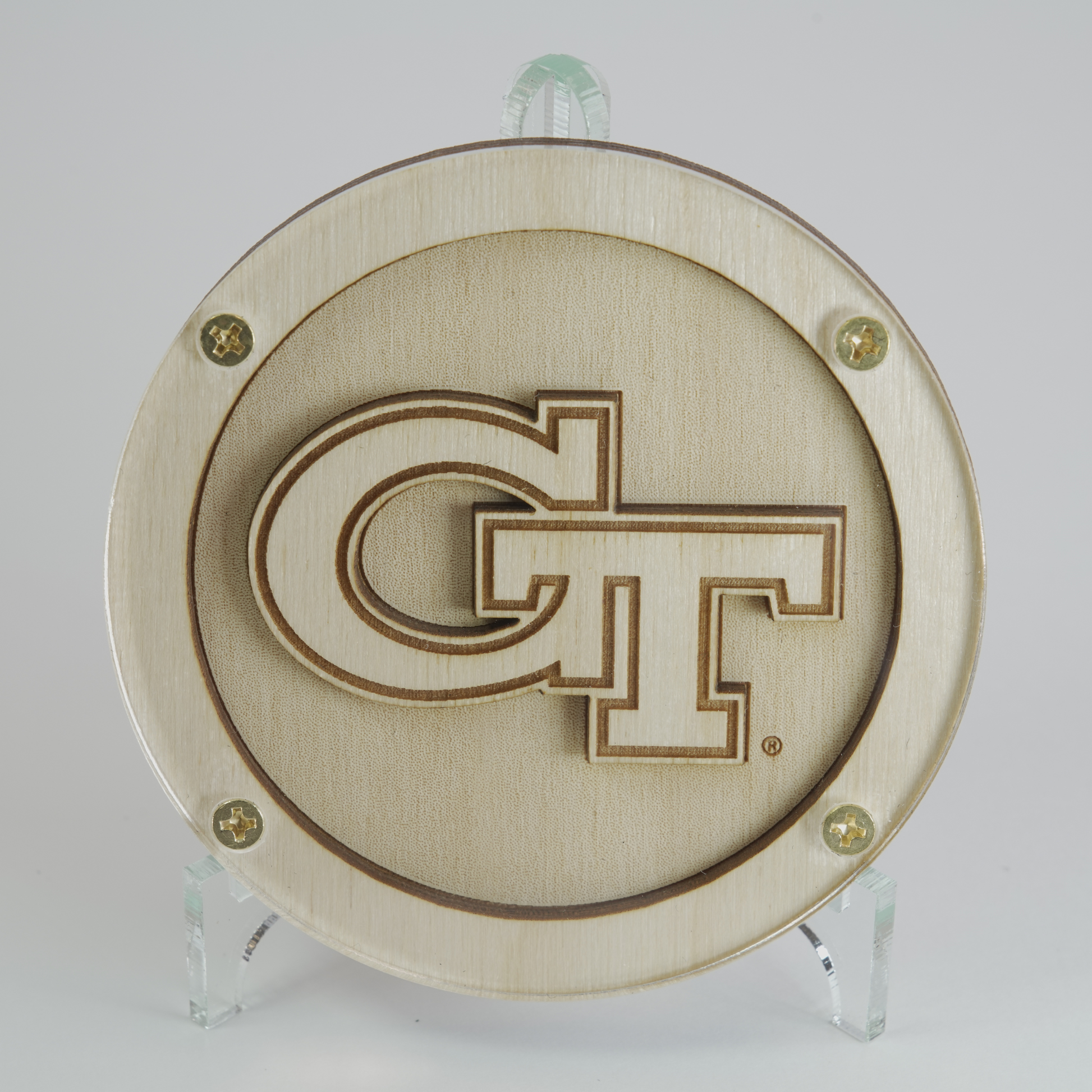 Georgia Tech Logo Coaster