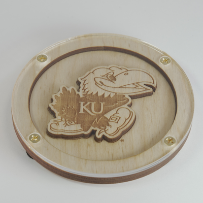 Kansas Logo Coaster
