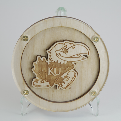 Kansas Logo Coaster