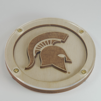Msu Coasters Logo Coasters – StadiumMapArt