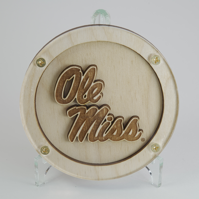 Ole Miss Logo Coaster
