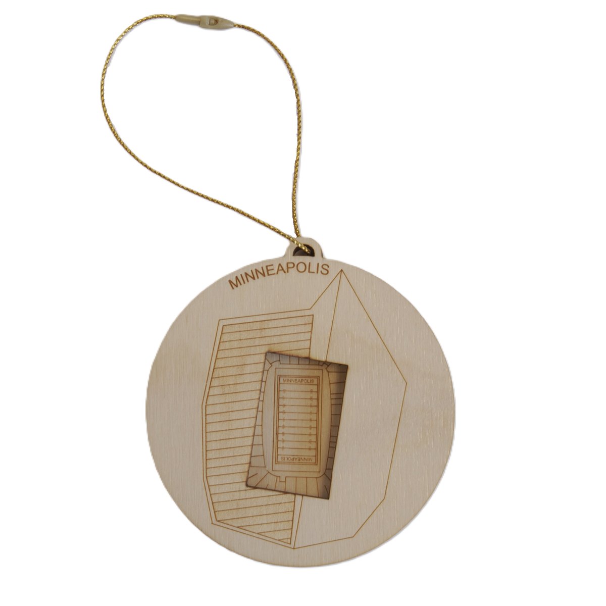 Minneapolis, Minnesota Ornament Art (U.S. Bank Stadium)