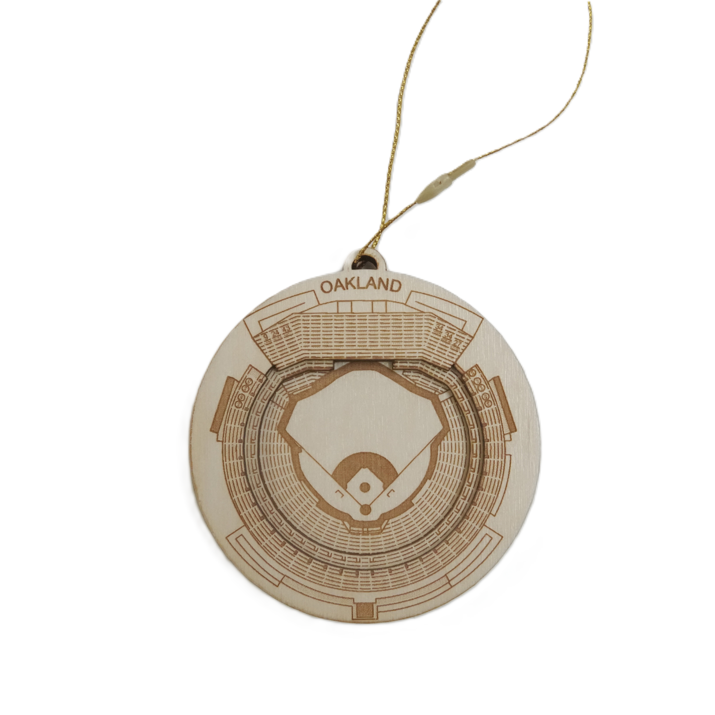 Oakland, California Ornament Art (Oakland-Alameda County Coliseum - A's)