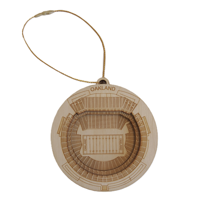 Oakland, California Ornament Art (Oakland-Alameda County Coliseum - Old Raiders)