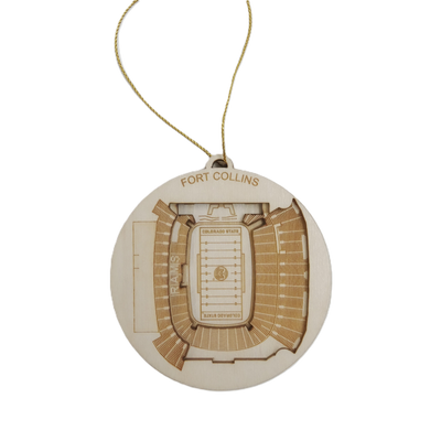 Fort Collins, Colorado Ornament Art (Canvas Stadium)