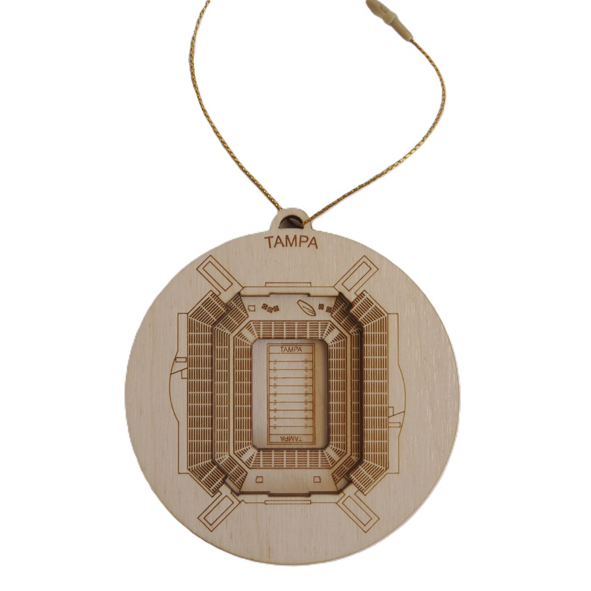 Tampa Bay, Florida Ornament Art (Raymond James Stadium)