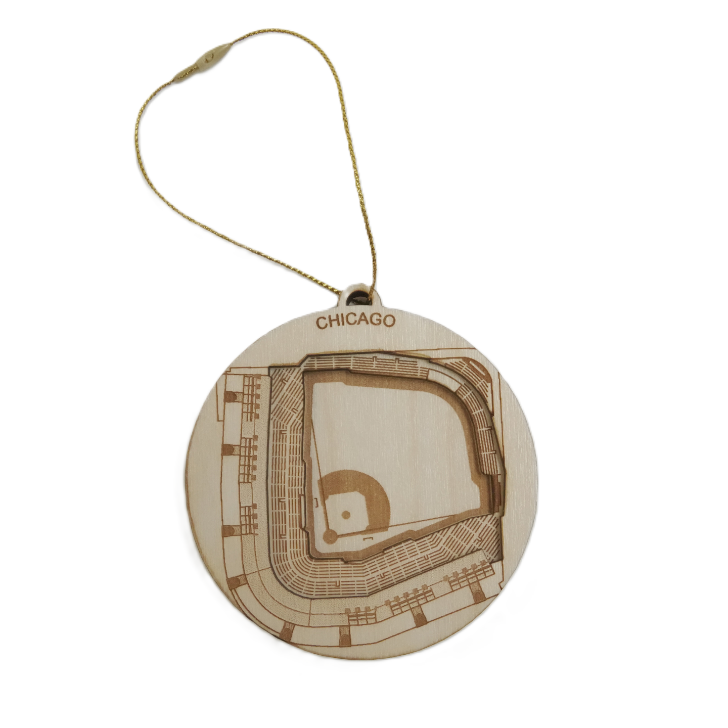 Chicago, Illinois Ornament Art (Wrigley Field)