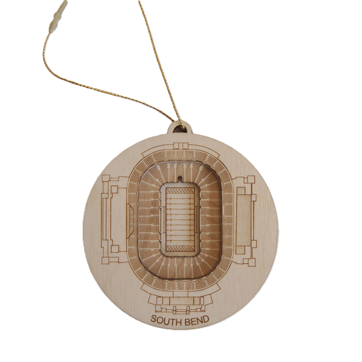 South Bend, Indiana Ornament Art (Notre Dame Stadium)