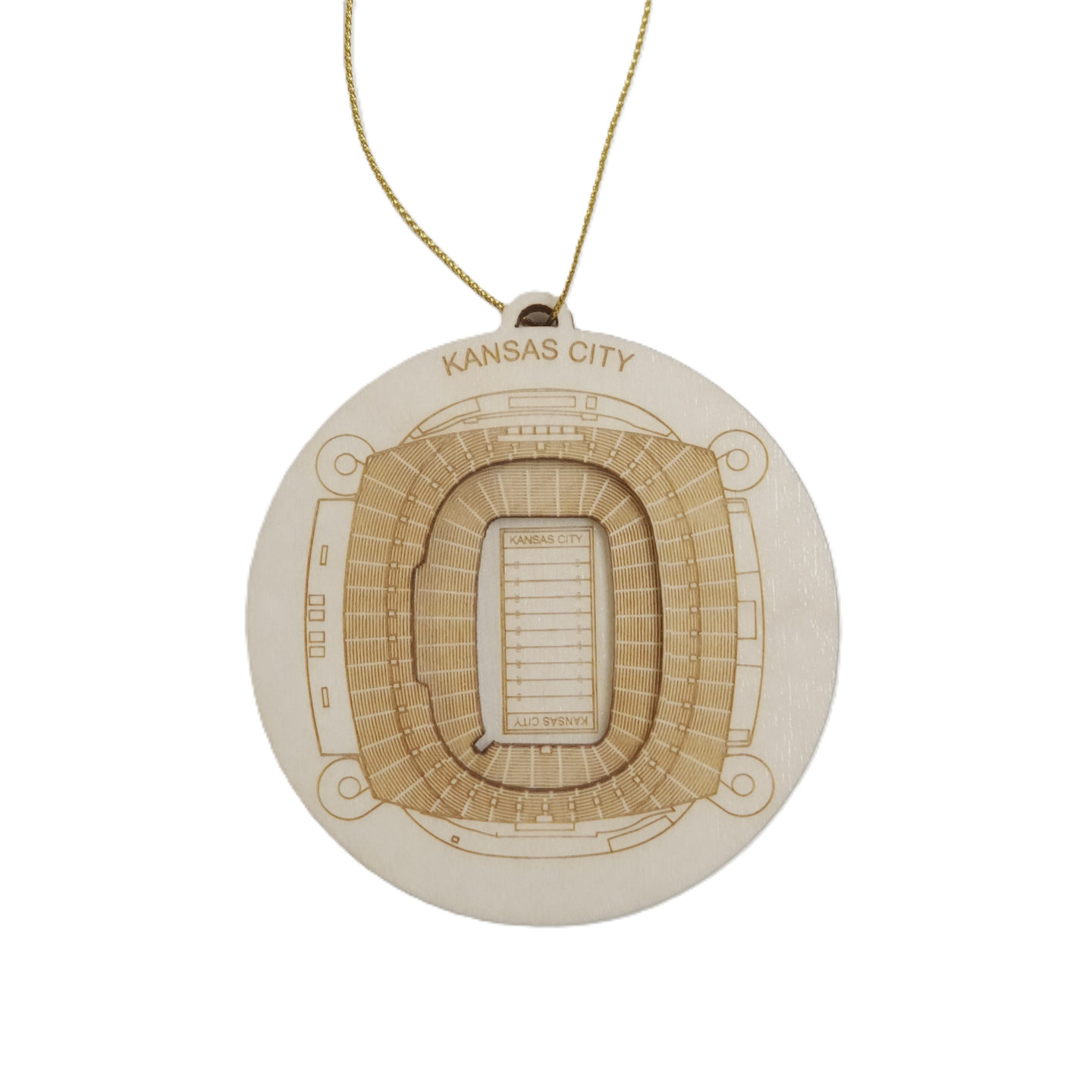 Kansas City, Missouri Ornament Art (Arrowhead Stadium)