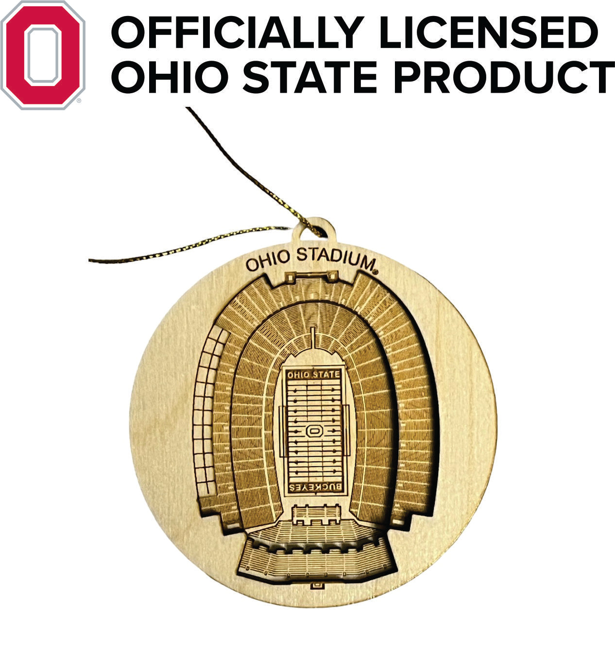 Columbus, Ohio Ornament Art (Ohio Stadium)