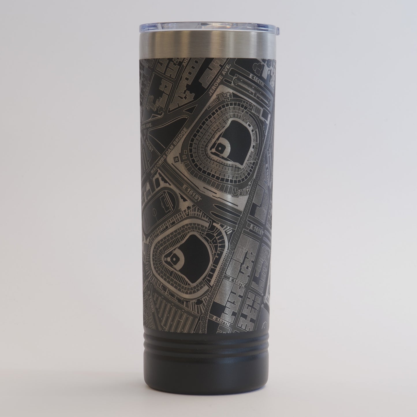 Bronx, New York Tumbler Art (Old and New Yankee Stadium)