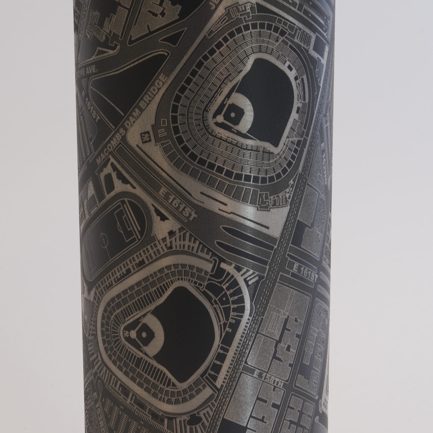 Bronx, New York Tumbler Art (Old and New Yankee Stadium)
