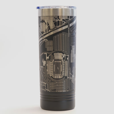 University of Toledo Tumbler Art (Glass Bowl)