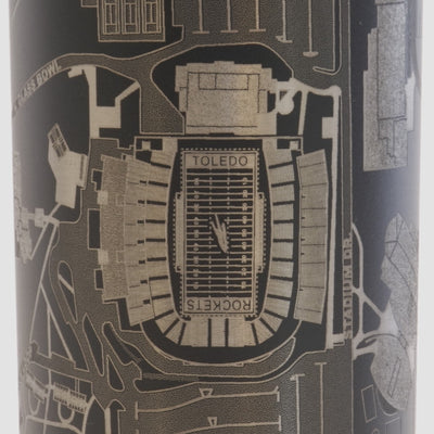 University of Toledo Tumbler Art (Glass Bowl)