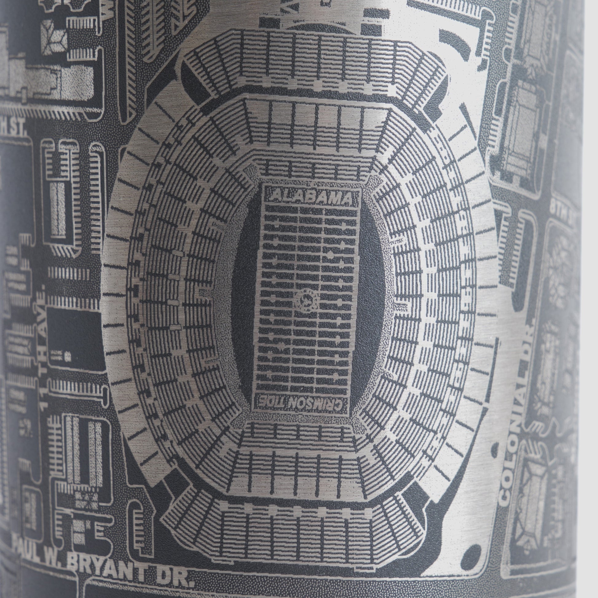 Tuscaloosa, Alabama Tumbler Art (Saban Field at Bryant–Denny Stadium)
