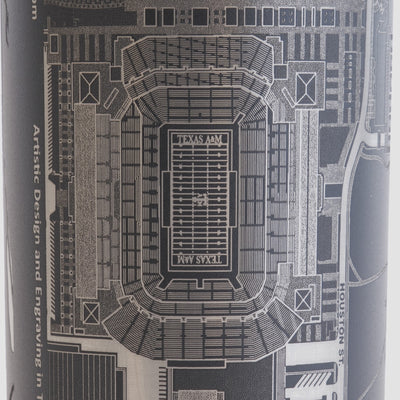 College Station, Texas Tumbler Art (Kyle Field)
