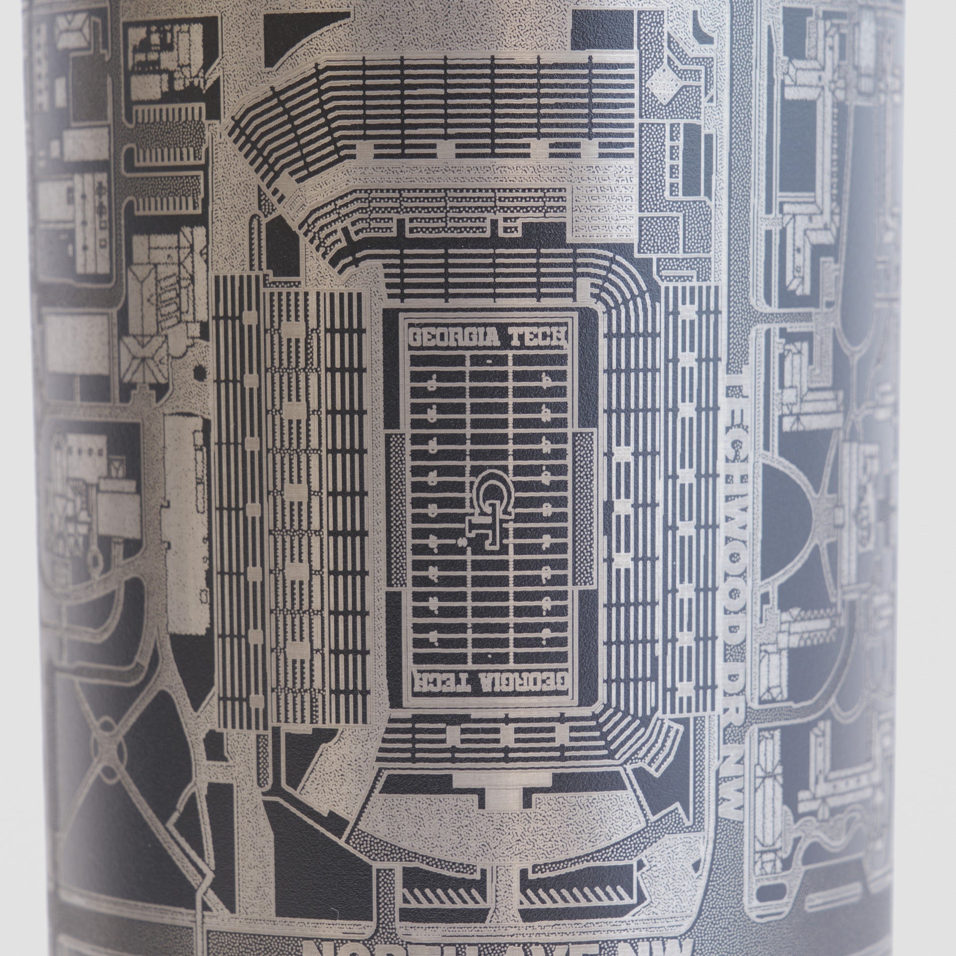 Atlanta, Georgia Tumbler Art (Bobby Dodd Stadium)