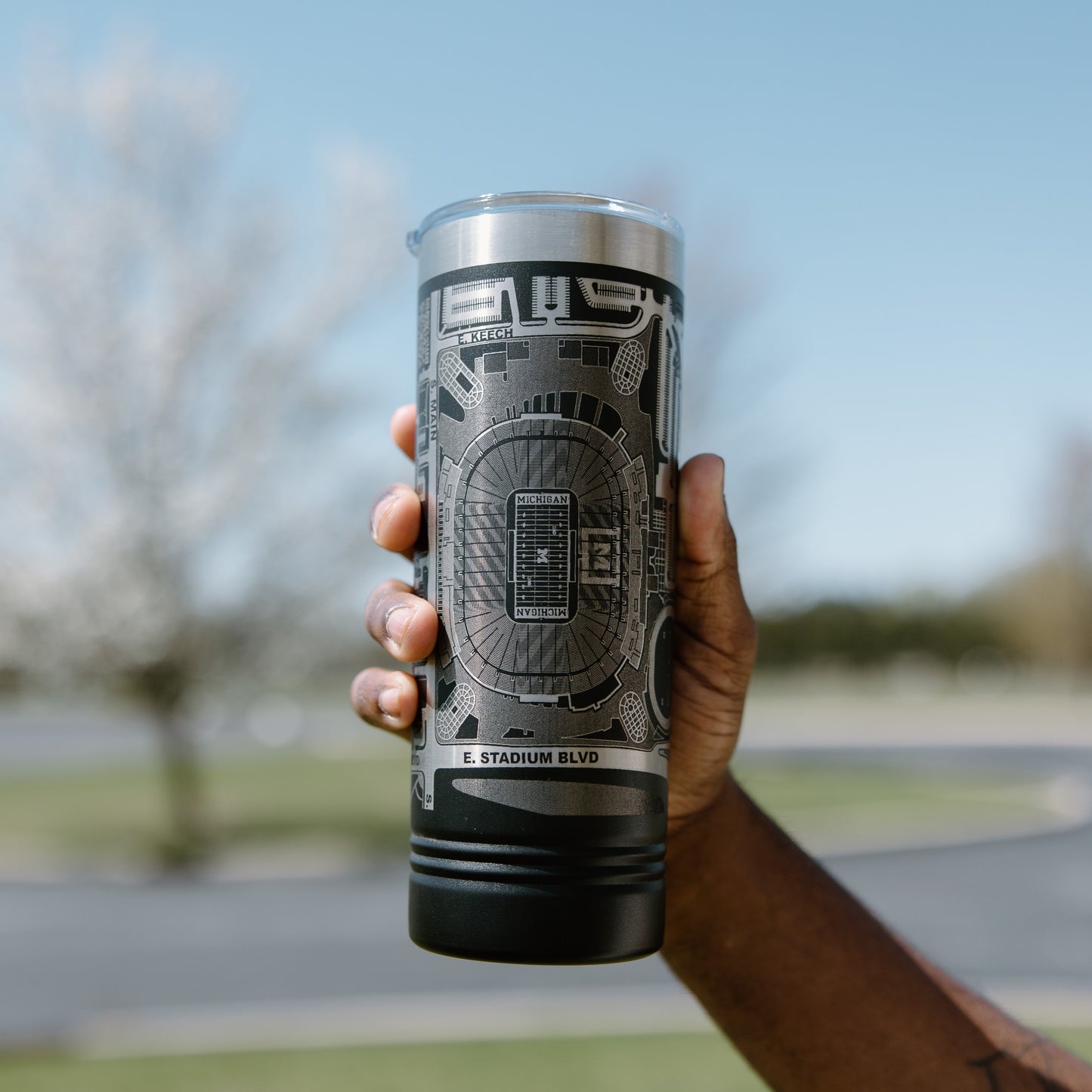 Ann Arbor, Michigan Tumbler Art (Michigan Stadium)