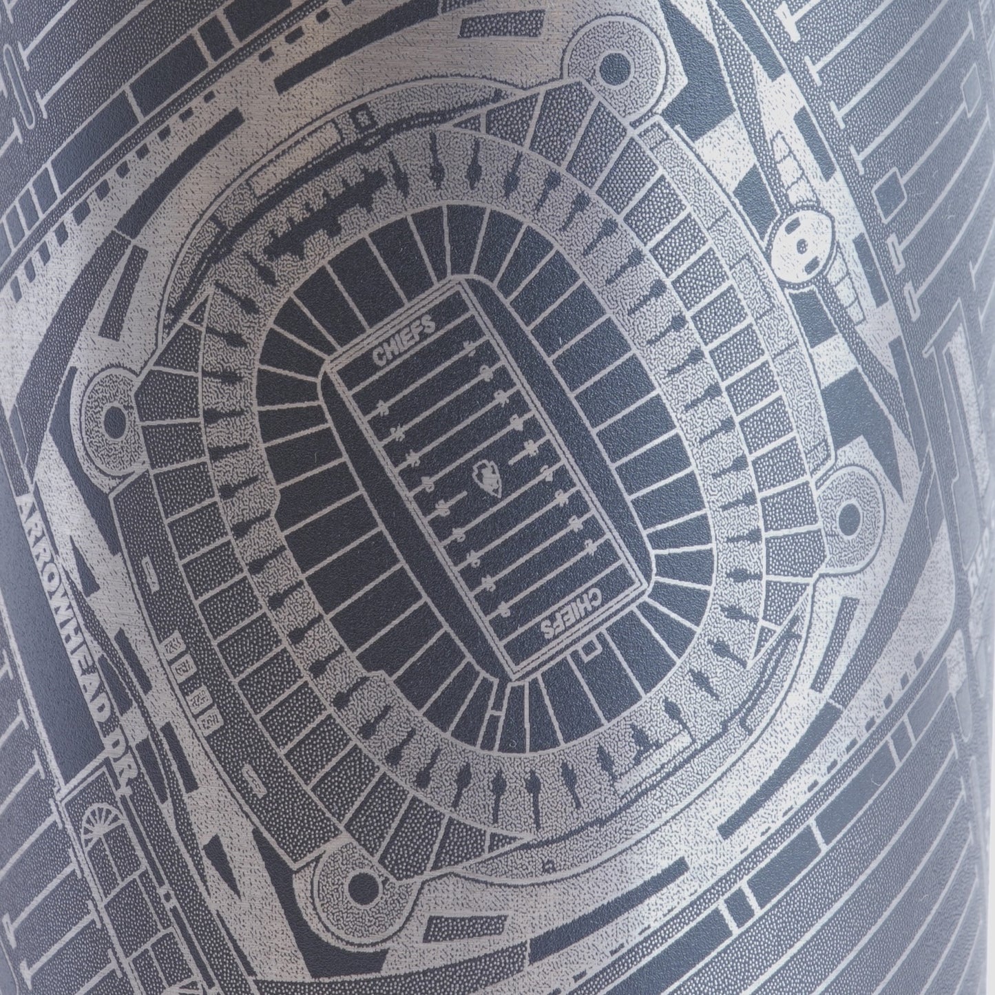 Kansas City, Missouri Tumbler Art (Kauffman and Arrowhead Stadiums)