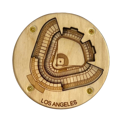 Los Angeles, California Coaster Art (Dodger Stadium)