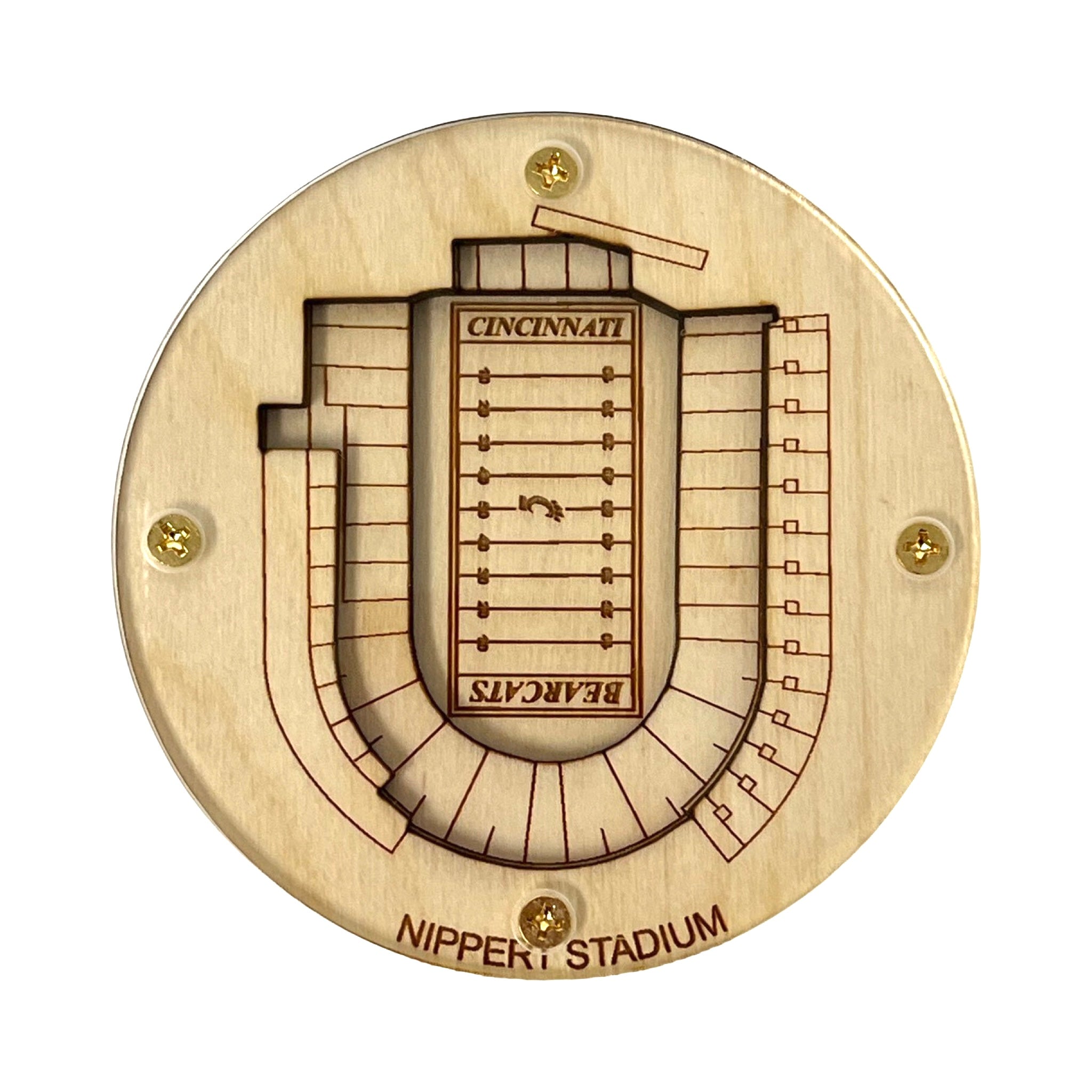 Cincinnati Ohio Coaster Art Nippert Stadium StadiumMapArt Image 0bfda38b C1f7 404c B7dd Ac28d7b234ae 