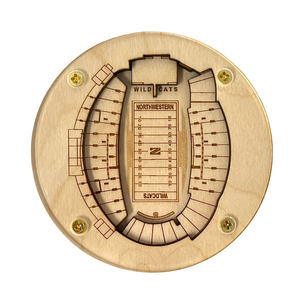 Evanston, Illinois Coaster Art (Ryan Field)