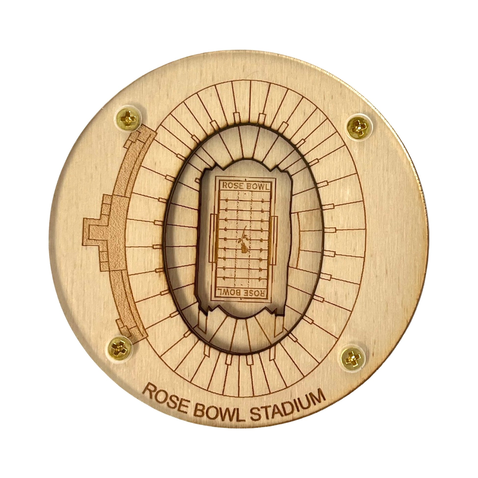 Pasadena, California Coaster Art (Drake Stadium - Rose Bowl)