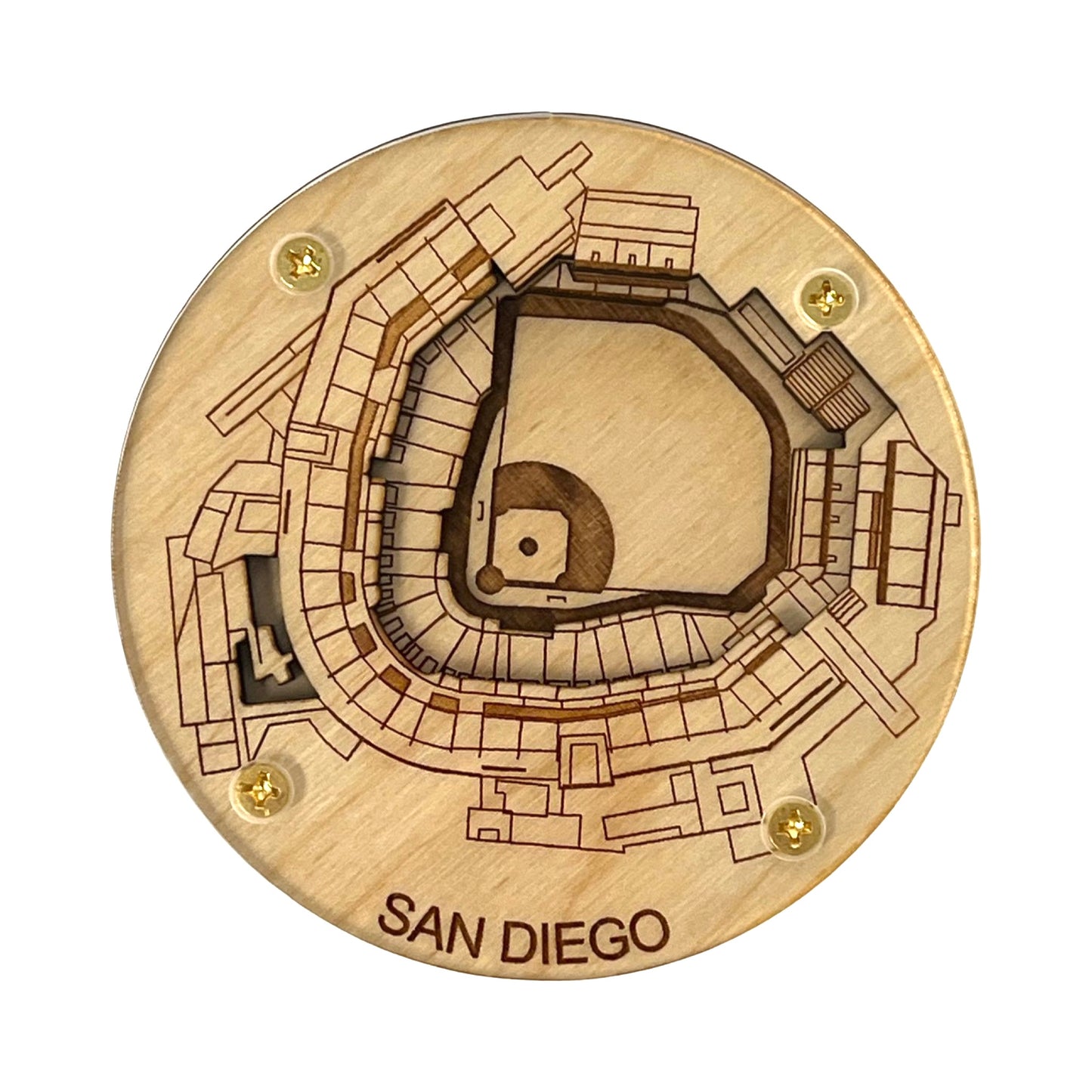San Diego, California Coaster Art (Petco Park)