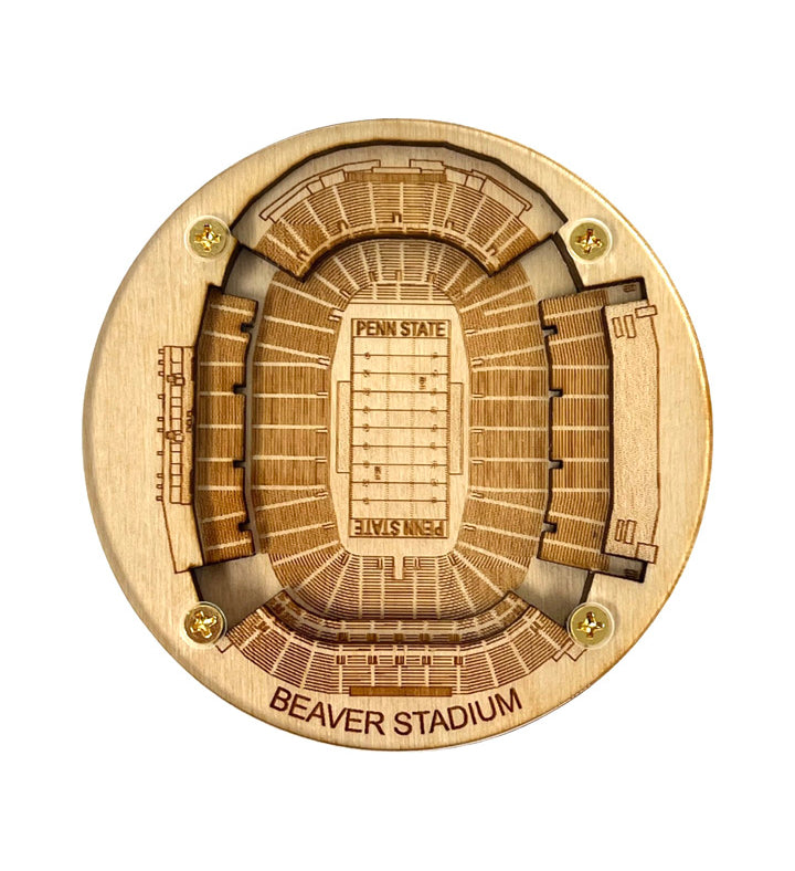 State College, Pennsylvania Coaster Art (Beaver Stadium)