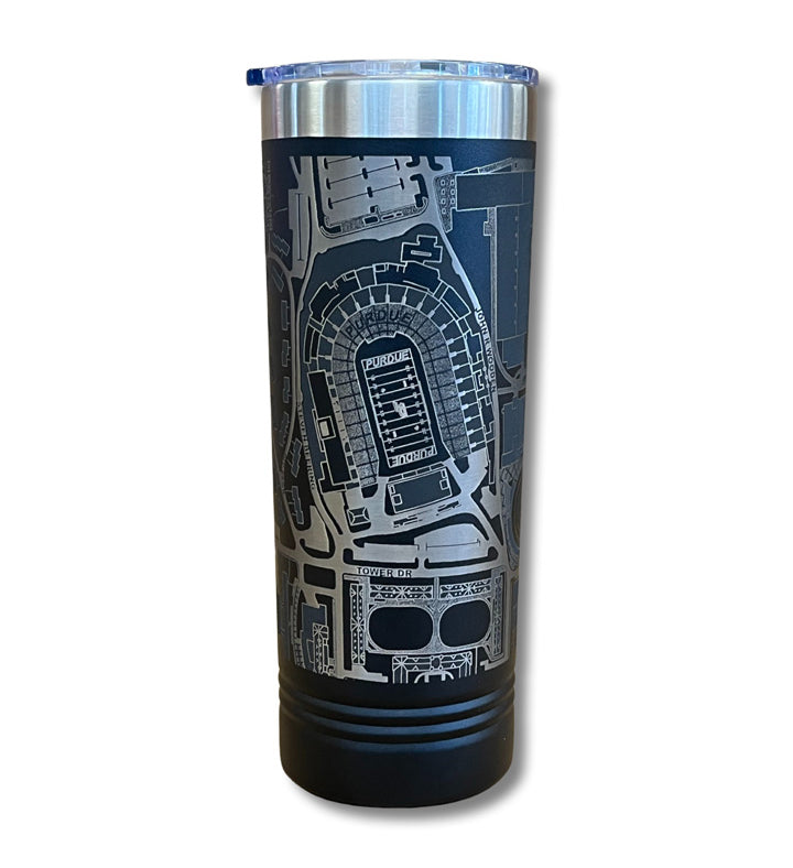 West Lafayette, Indiana Tumbler Art (Ross–Ade Stadium)