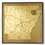 Jonesboro, Arkansas Wall Art State Map (Centennial Bank Stadium)