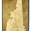Hanover, New Hampshire Wall Art State Map (Memorial Field)