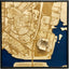 Seattle, Washington Wall Art City Map (Husky Stadium)