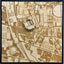 Baton Rouge, Louisiana Wall Art City Map (Tiger Stadium)