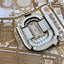 Baton Rouge, Louisiana Wall Art City Map (Tiger Stadium)