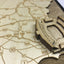 Philadelphia, Pennsylvania Wall Art State Map (Lincoln Financial Field)